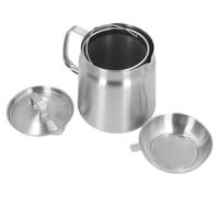 Filtre à huile, en acier inoxydable, grande capacité, 1,5 litre