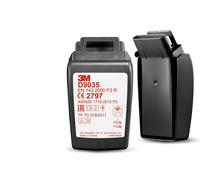 Filtre à particules 3M Secure Click D9035 P3 R Filtre à particules à insérer contre les particules solides et liquides dans un boîtier en plastique x2 morceau