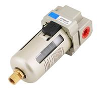 Filtre à particules en ligne G3/8 AF3000-03 Filtre à humidité et séparateur d'air avec purge automatique pour systèmes pneumatiques industriels traitement de l'air haute efficacité
