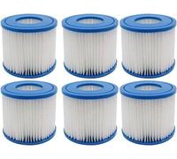 Filtre à pompe pour eau chaude 6 pièces - Filtre « Sommer Entspannung » type D - P57100102 SFS-350 RP-350 RP-400 RP-600 RX-600 Filtre à cartouche
