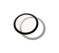 Filtre à poussière magnétique rond 140 mm (cadre noir, filtre blanc)
