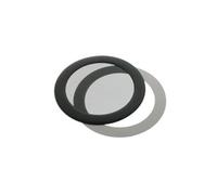Filtre à poussière magnétique rond 80 mm (cadre noir, filtre noir)