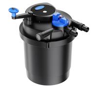 Filtre à pression avec lampe UV-C de 11 W, débit de 6000 litres/heure, pour les bassins jusqu'à 6000 litres