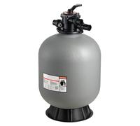 Filtre à sable, cuve de filtration de 600 mm, 246 L/min. Système de filtration à sable, comprenant un réservoir de filtration équipé d'une vanne multiports à 7 voies, avec fonctions de contre-lavage, 