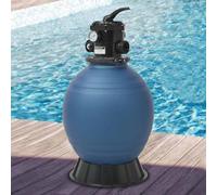 Filtre à Sable de Piscine Bleu Pompe de Filtration à Sable Purification vidaXL