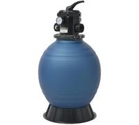 vidaXL Filtre à Sable de Piscine Bleu Pompe de Filtration à Sable Purification