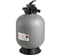 Filtre à sable SucceBuy 600 mm, système de filtration 246 L/min, cuve de filtration avec vanne 7 voies, modes de lavage à contre-courant, rinçage, circulation, eaux usées, hiver et fermé, adapté aux p