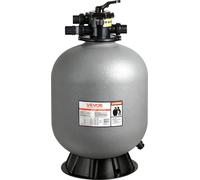 Filtre à sable VEVOR, cuve de filtration de 600 mm, système de filtration à sable de 246 l/min, réservoir de filtration avec vanne multivoies à 7 voies, modes de rinçage, de lavage, de circulation, d'