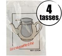 Filtre À Thé 100% Coton 9cm - 4 Tasses