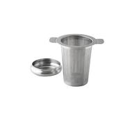 Weis Filtre à thé 13667 - Tamis micro-perforé inox avec bac Argent 8 x 10 x 8,5 cm