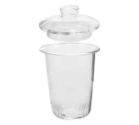 Filtre à Thé en Verre Insert de Théière, pour Thé en Vrac | Verre Borosilicaté, Délicat et Solide, Ne Se Déforme Pas Facilement, Facile à Utiliser Ranger