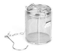 Filtre à thé, Infuseur Thé Maille, Grosse Boule à thé, Passoire à thé maille extra fine, Tamis de thé, Connexion filetée pour soupe Panier de séparation, pour Thé, Herbes, Café(8 * 10cm)
