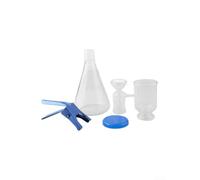 Filtre à vide en verre de laboratoire avec noyau de sable et clip en métal pour analyse chromatographique, 250 ml, 500 ml, 1000 ml