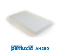 Filtre, air de l'habitacle PURFLUX AH280