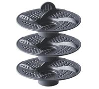 Filtre Cheveux Douche - Siphon Bain, Attrape Poix Cheveux Evacuation Sol | Grille Evacuation Douche - Panier Filtre Avec Poignee Ergonomique | Accessoire Bonde Et Evier Pour Pieger Les Dechets