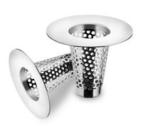 Filtre conique inox 304 anti-cheveux 30-40 mm, pack de 2