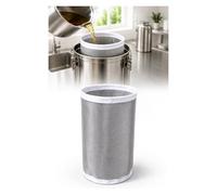 Filtre Cylindrique Liquide 304 Inox, Sac Tamis Fin Haute Température, Filtration Peinture Alimentaire Chimique, Ouverture 0,52/0,3/0,15/0,11/0,049 mm(Hole：0.03 mm-14x20 cm)
