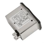 Filtre d'alimentation de type prise IEC avec interrupteur de sécurité léger pour équipements industriels modèles Cw2b T Cw2c T dans boîtier 3a 6a 10a options (CW2C-10A-T)