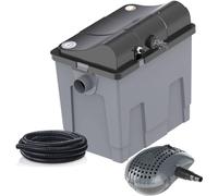 Filtre de bassin / Kit de filtration en continu 10m³ 3300 L/h Heissner FPU10100-00