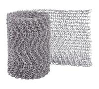 Filtre de blindage de tamis de maille de cuivre pu Filet en fil de cuivre, blindage du signal, décoratif, argent, 12,7 cm x 3-12 m(Sliver 12.7x12m)