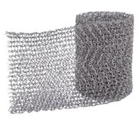 Filtre de blindage de tamis de maille de cuivre pu Filet en fil de cuivre, blindage du signal, décoratif, argent, 12,7 cm x 3-12 m(Sliver 12.7x9m)