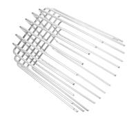Filtre de Bonde de Sol en Acier Inoxydable, Protection anti-débris | Maille Fine Argentée, Réduit les Obstructions et Débordements, Adaptée aux Tuyaux d'Évacuation Pluviale, Toitures, Jardins