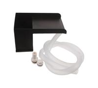 Filtre de Cascade, Lame Large, Plastique Noir, Kit modulaire | Compatible Pompes et Dispositifs D’Aération, Filtration des Débris, Nettoyage Facile, Format Compact, Couleur Aléatoire