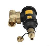 Filtre de chauffage magnétique Séparateur de boue pour chaudière et HVAC | Filtre anti-rouille et anti-calcaire pour systèmes de chauffage, raccord fileté DN20-DN32, 0-75 °C, filtre à eau avec maille