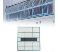 Filtre de climatisation, 1P/1,5 HP, sortie d'air de l'unité intérieure, écran anti-poussière, maille en plastique, entretien du refroidissement (29,8 x 31,8)