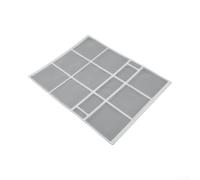 Filtre de climatisation compatible avec Hisense - Protection d'écran anti-poussière - Accessoire en maille en plastique pour la propreté (35 x 26,7 cm)