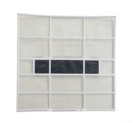 Filtre de climatisation, écran anti-poussière pour unité intérieure, facile à installer, plastique, pour 1P 1.5HP mural AC (32,3 x 31,8 cm)