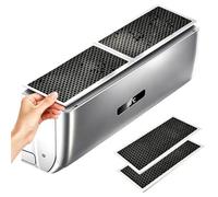 Filtre de climatisation - Lot de 2 filtres de rechange réutilisables - Toison filtrante de rechange pour HVAC - Pour refroidissement, chaleur, poussière et purification de l'air