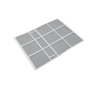 Filtre de climatiseur en plastique à fixation murale | Cet écran de rechange aide à maintenir une efficacité de refroidissement optimale en gardant votre unité murale propre.