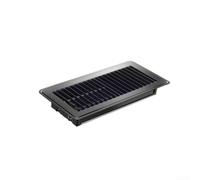 Filtre de collecte de poussière pour grille d'aération de plancher de 10 x 25,4 cm avec élastique sécurisé et passage d'air optimisé (noir)