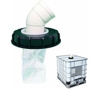 Filtre de cuve 1000 L à 45° avec filtre en nylon lavable pour raccordement de cuve 1000 L, filtre de couvercle IBC