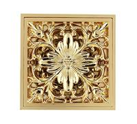 Filtre de Douche Carré en Laiton Antique Filtre à Cheveux Filtre Vidange Filtre Bain Evier Lavabo avec Passoire