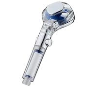 Filtre de Douche Pommeau de Douche Haute Pression Tête d'arrosage Visible Massage Douche à Main avec Belle Ligne de flottaison Facile à Installer (Couleur : B) (B)