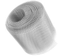 Filtre de Gouttière en Aluminium, Protège Gouttière les Feuilles | Maille Argentée Résistante à Corrosion, Installation Facile, Solution DIY pour Canalisations Pluviales et Débris