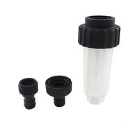 Filtre de nettoyeur haute pression G3/4 pour nettoyeurs Kärcher, boîtier en plastique robuste avec indicateur de maintenance, filtration efficace de la saleté pour une performance optimale