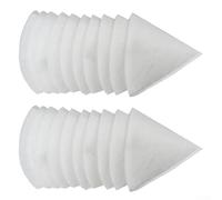 Filtre de panneau blanc pour g4 DN125 sur mesure 180 mm de long Blanc | Découpe à la machine pour un montage personnalisé, compatible avec Zehnder, Helios, Maico, Pluggit, installation facile par