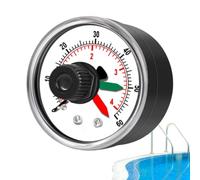 Filtre de piscine Jauge de pression 0-4 bar Filtre pompe Mètre | Compteur d'essai de pression d'aquarium adapté pour étang, fontaine, spa, arrière-cour, jacuzzi, jardin