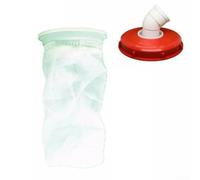 Filtre de réservoir IBC avec maille en nylon, convient pour filtre de réservoir d'eau de pluie DN75, sac de filtre réutilisable pour eau de pluie de jardin