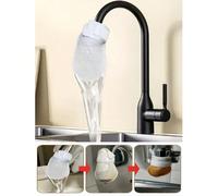 Filtre de robinet en coton, sac filtre en tissu non tissé anti-éclaboussures pour l'eau du robinet, l'eau de puits, l'eau de source, le ciment, le sable, la rouille, le calcaire et les impuretés, filt