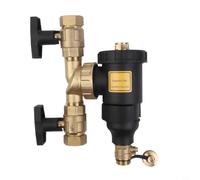 Filtre de système de chauffage avec anneau magnétique anti-calcaire DN20 DN25 DN32 filetage femelle mâle piège à sédiments en laiton (DN25/1 valve mâle)