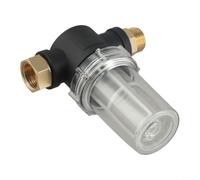 Filtre de tuyau d'arrosage 3/4" préfiltre pour nettoyeur haute pression | Raccord de 3/4", protège le nettoyeur haute pression, empêche les dommages de la pompe par le sable