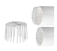 Filtre de tuyau de descente de toit en acier inoxydable 304, dispositif anti-obstruction de gouttière pour filtre de tuyau d'évacuation de jardin, couvercle de vidange de sol de balcon, protecteur de