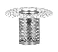 Filtre de vidange de sol en acier inoxydable - Crépine de douche d'évier, couvercle de vidange anti-obstruction, maille de siphon d'eau | Idéal pour la salle de bain, la cuisine, la buanderie ou les z
