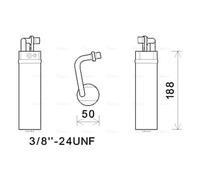 Filtre déshydratant, climatisation AVA COOLING DND285