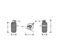 Filtre déshydratant, climatisation AVA COOLING MSD293