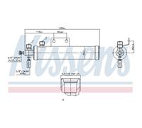 Filtre déshydratant, climatisation NISSENS NIS 95511